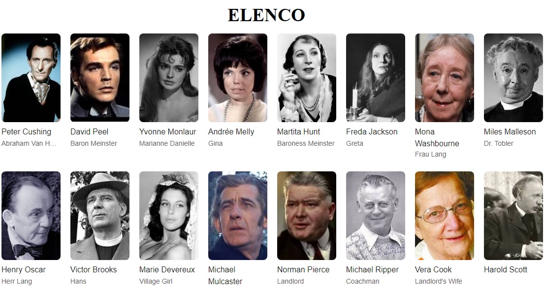 Noivas de dracula elenco