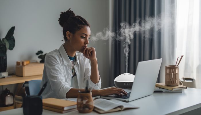 Aromaterapia no ambiente de trabalho