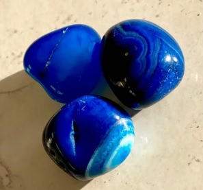 Magia dos Cristais agata azul