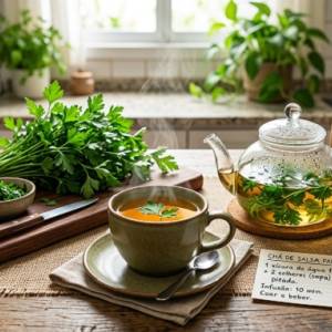 Salsa: Mais Poderosa que Laranja para Limpar os Rins