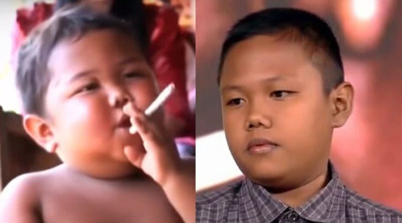 Indonesia cigarros menino fuma