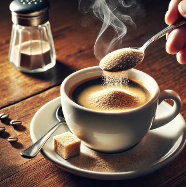 Recall cafe com areia