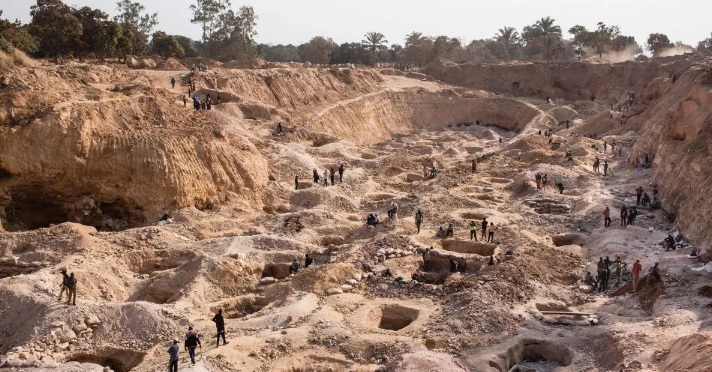 Minas de Cobalto no Congo escravos